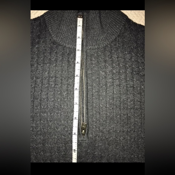 Tommy Bahama Pickford heather gray cable knit dress - Picture 4 of 8